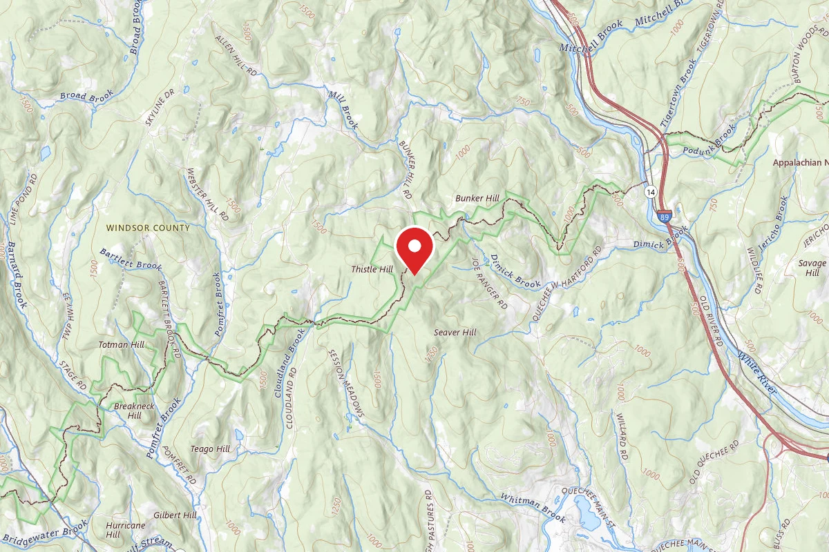 Winturri Backcountry Shelter on the AT in Vermont