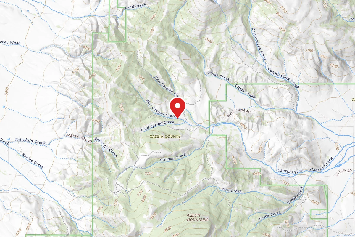 Flat Canyon Dispersed Campground - Sawtooth National Forest