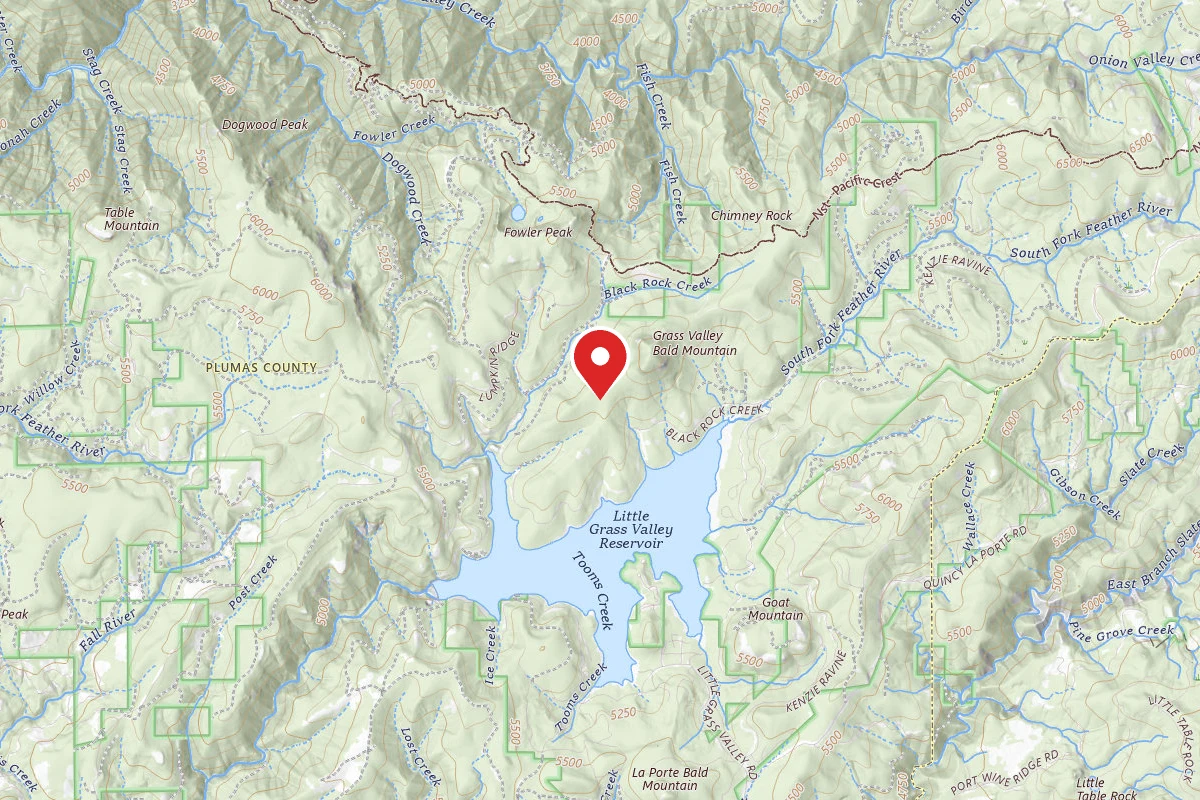 Plumas National Forest Toom's Vehicle Camp