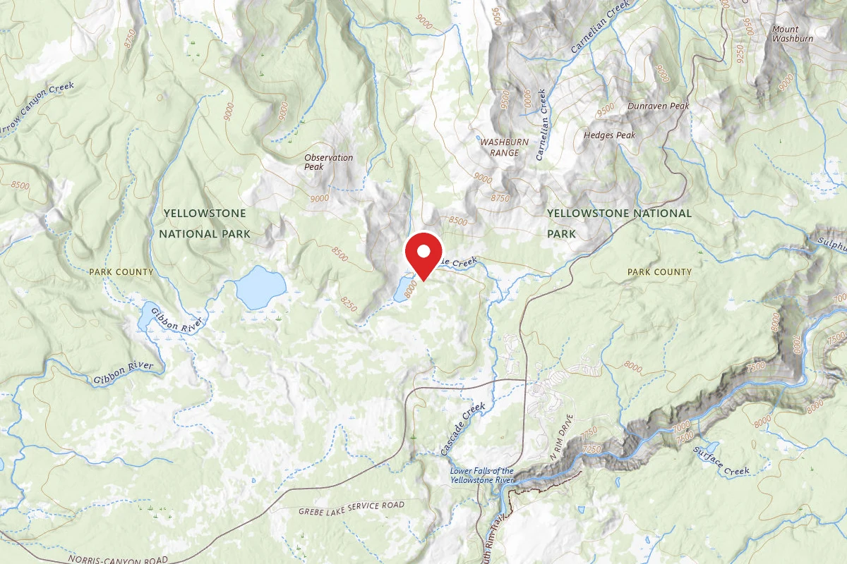 Backcountry Cascade Lake site 4E4