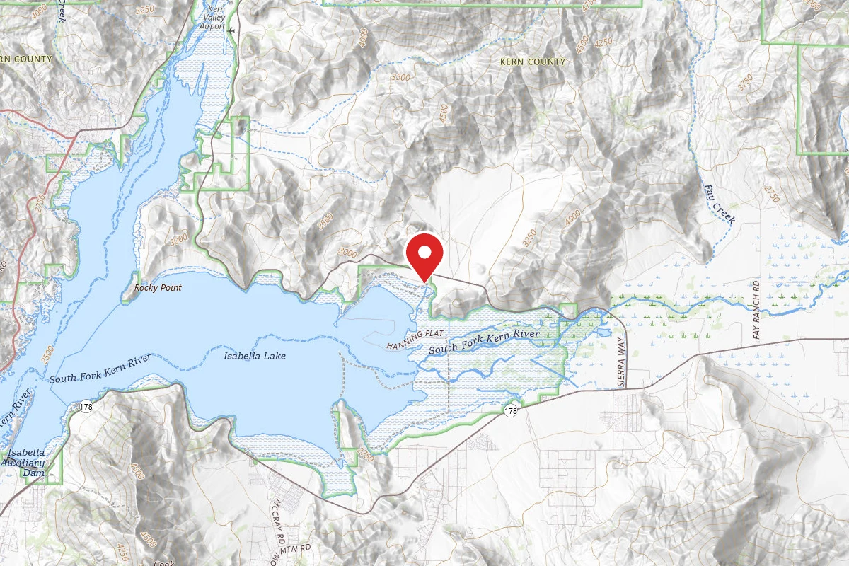Hanning Flat Dispersed Area