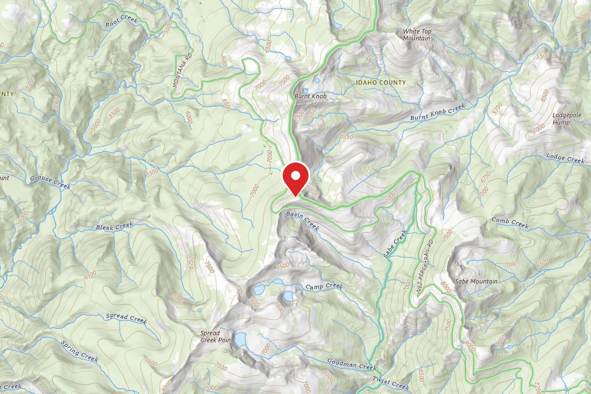Dry Saddle Trailhead
