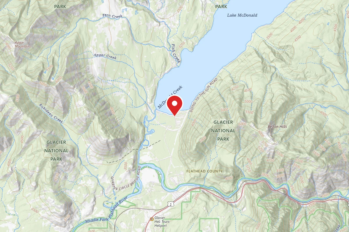 Apgar Campground - Glacier National Park