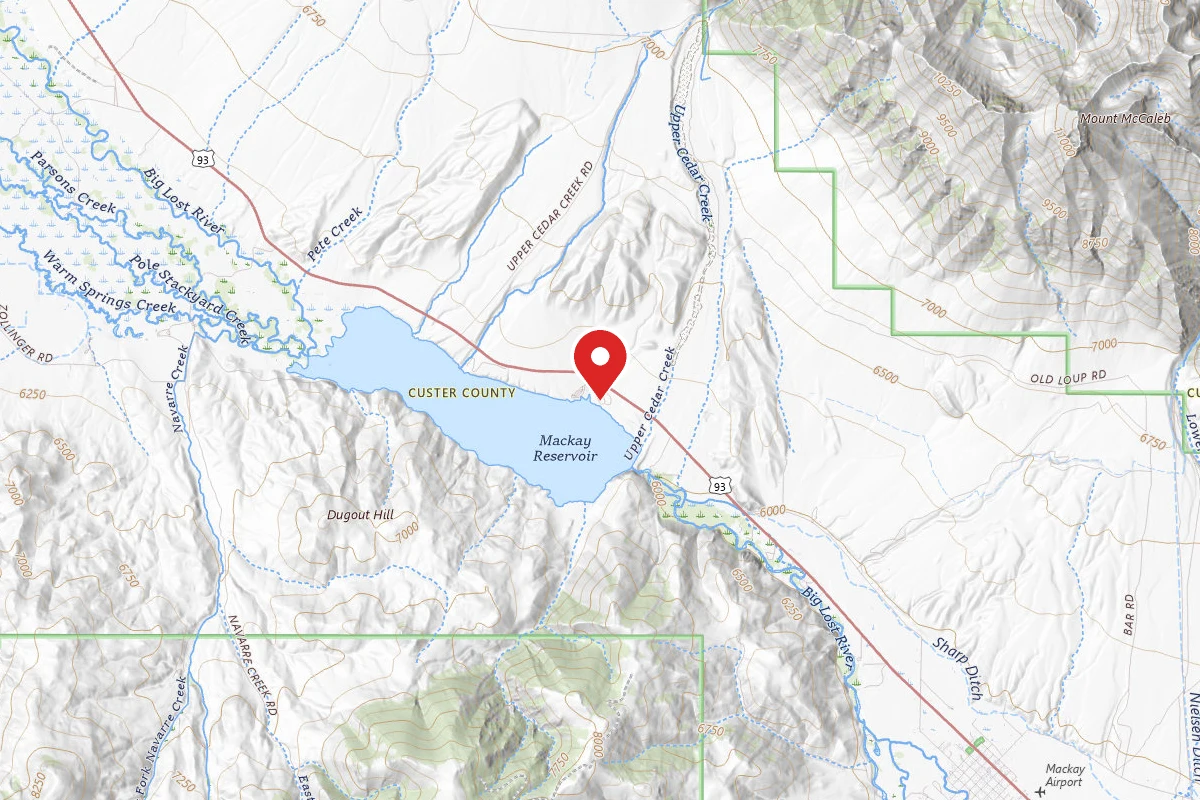 Mackay Reservoir Access Area - IFG
