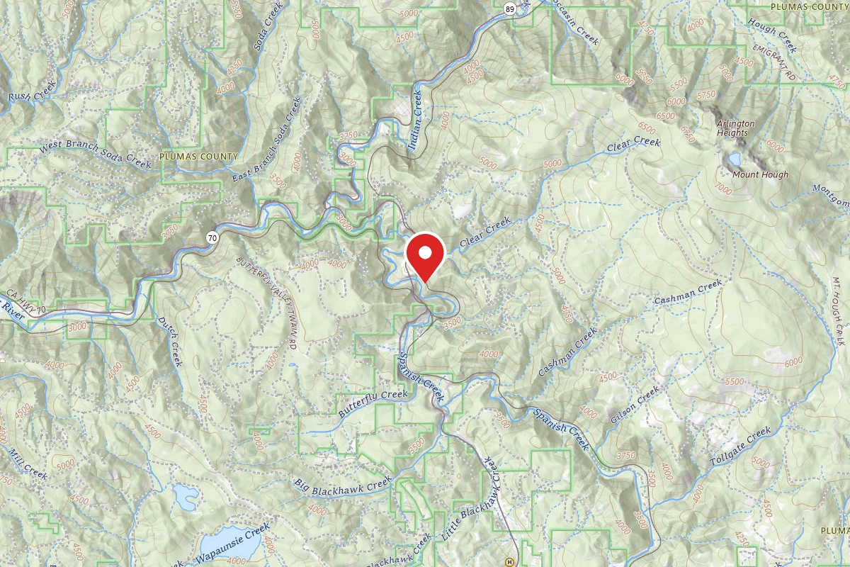 Plumas National Forest Spanish Creek Campground