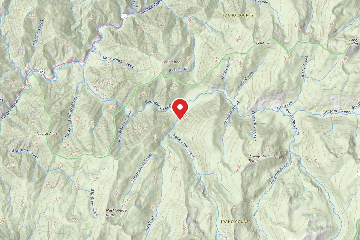 Stanley Hot Springs - Backcountry Dispersed Campsite