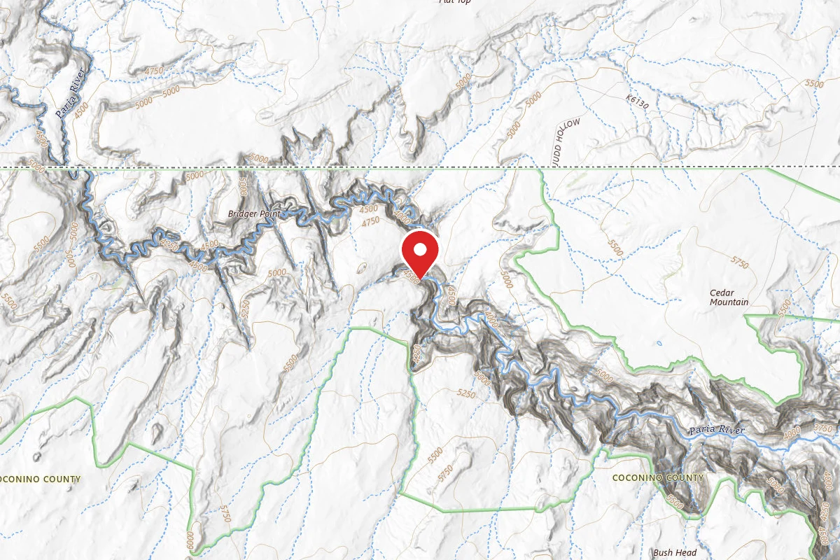 Paria Canyon Wilderness - The Hole Backcountry Campsite