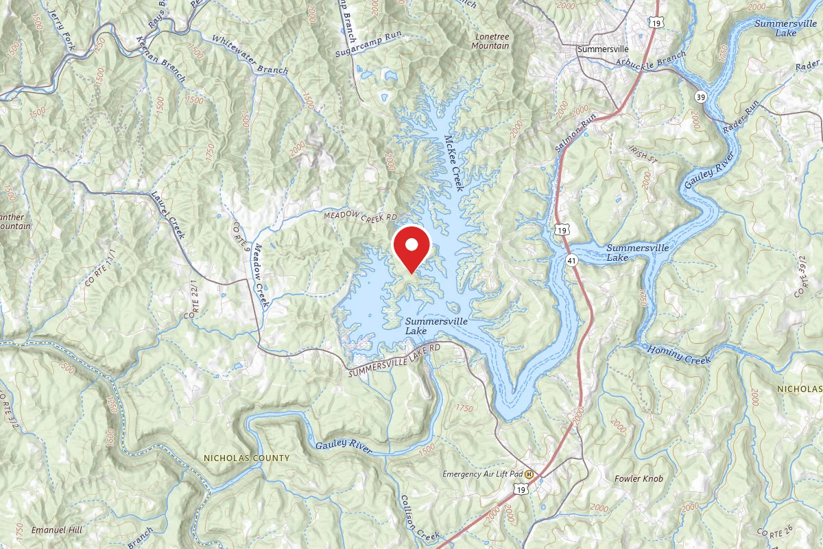 Summersville Lake Shelters