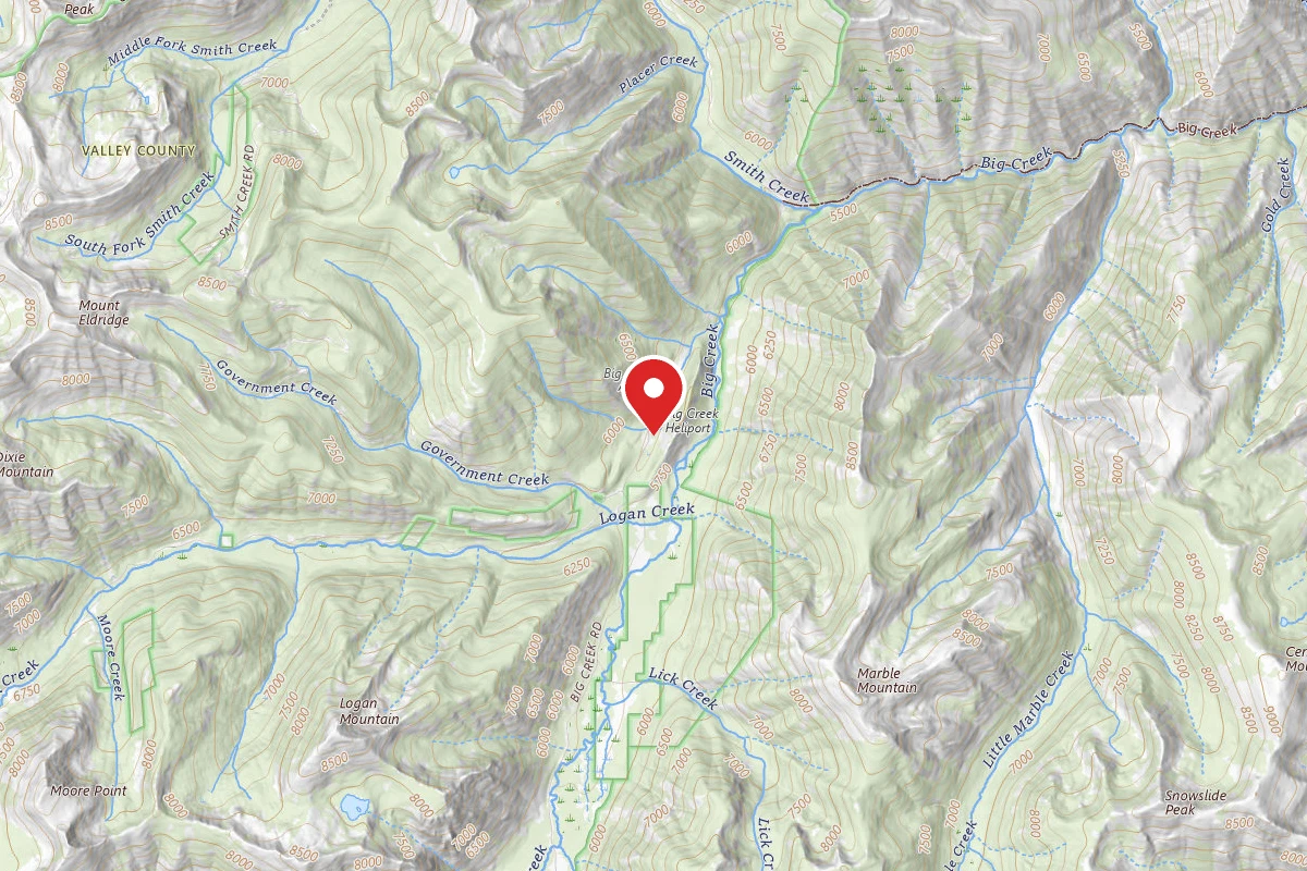 Payette National Forest Big Creek Campground