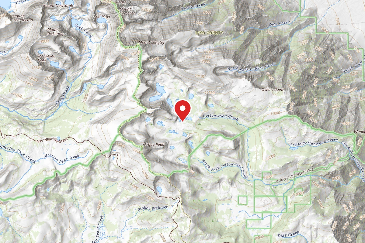 Cottonwood Lakes Backcountry Campsite