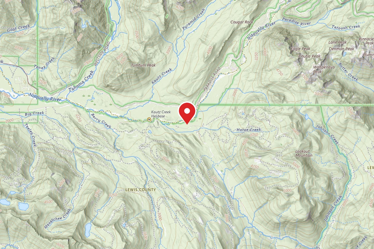 Tatoosh Wilderness WA FS52 - Dispersed Camping