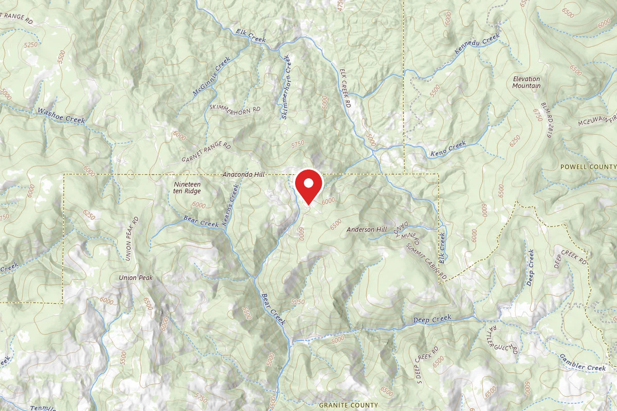 Garnet Ghost Town Dispersed Camping