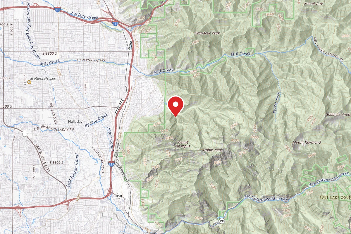 Neffs Canyon Dispersed Site