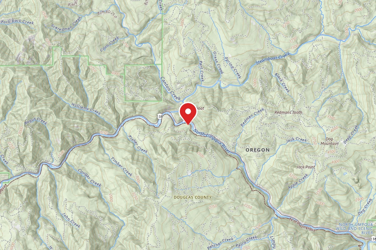 Umpqua National Forest Steamboat Ball Field and Pavillion Group Site