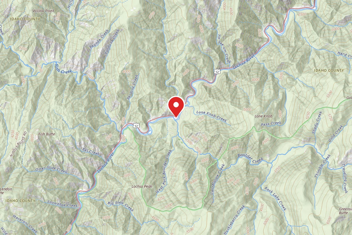 Boulder Flat - Lochsa River