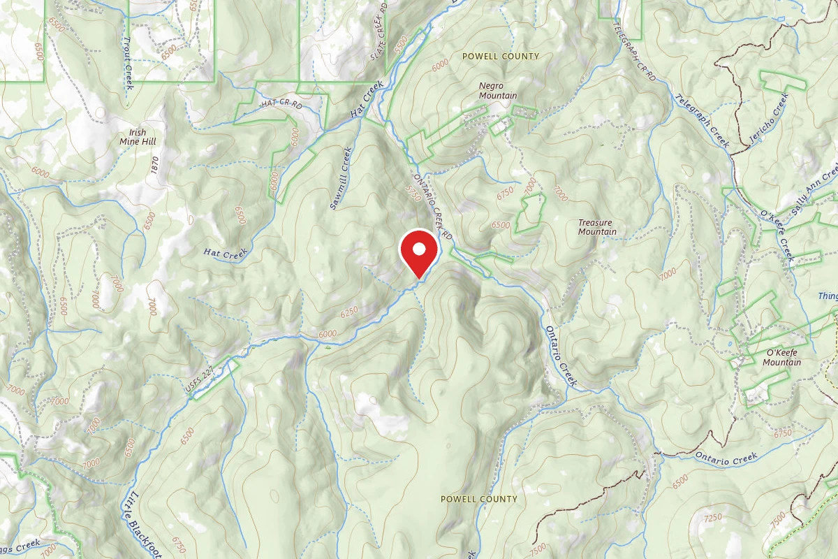Little Blackfoot River 2nd Disperse Campsite