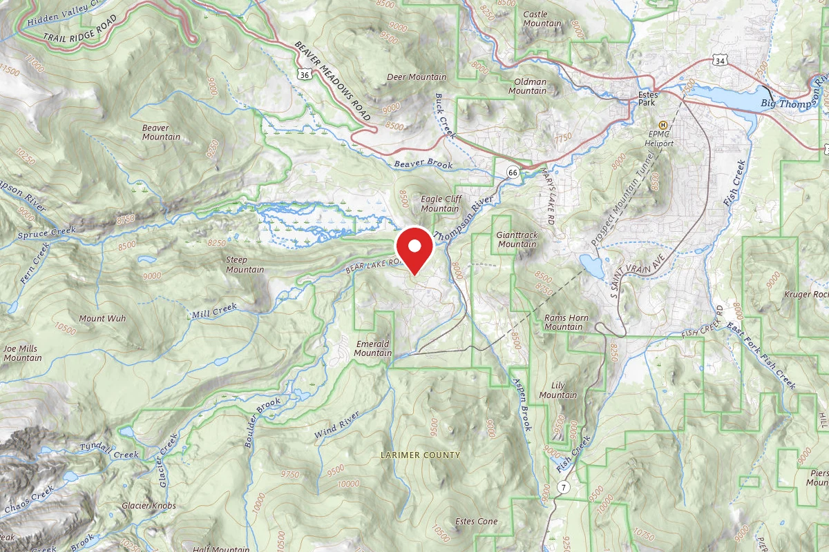 East Portal Campground at Estes Park