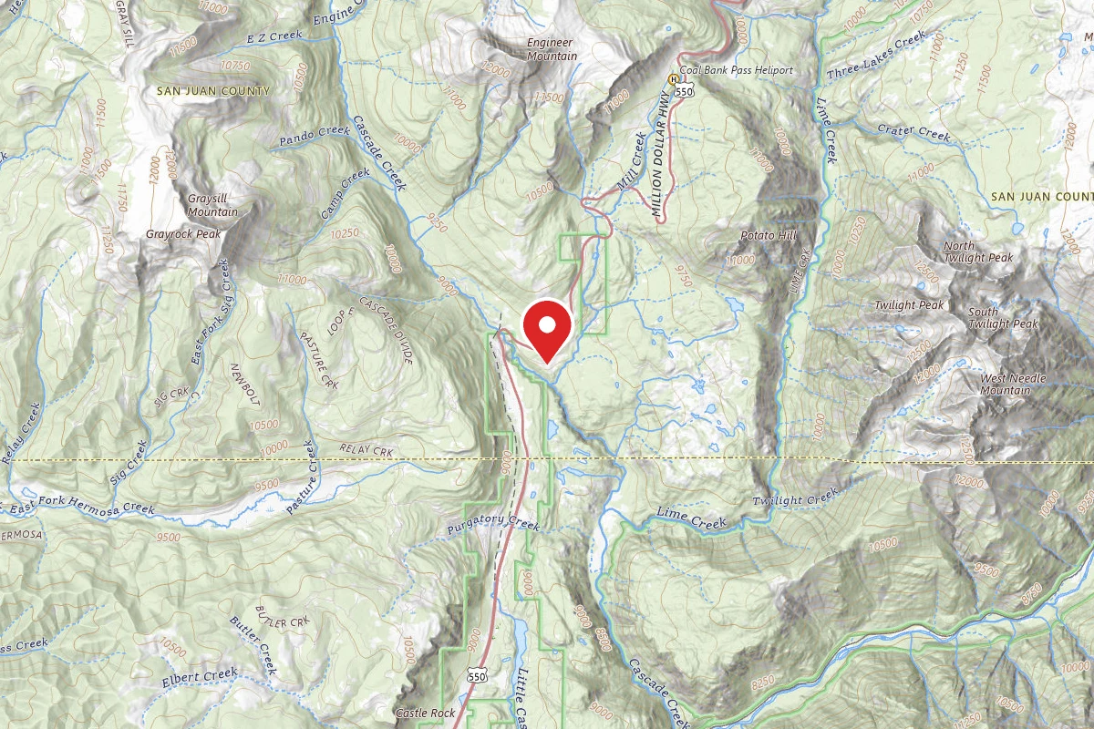 Lime Creek - Dispersed Sites