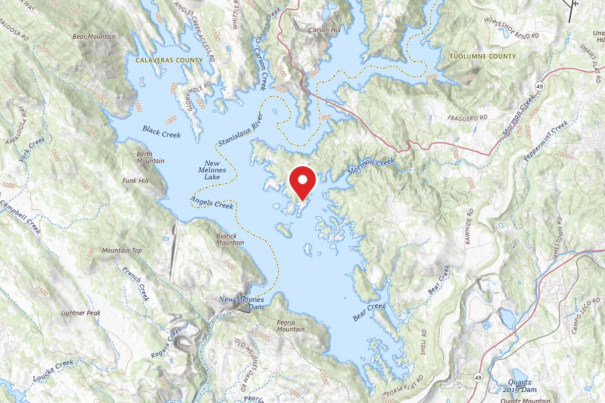 Manzanita Campground - Tuttletown Rec Area - New Melones Lake