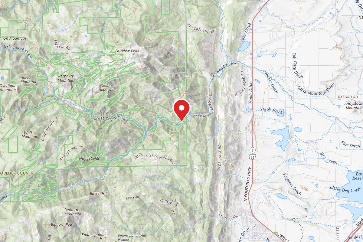 Lefthand Canyon OHV Area