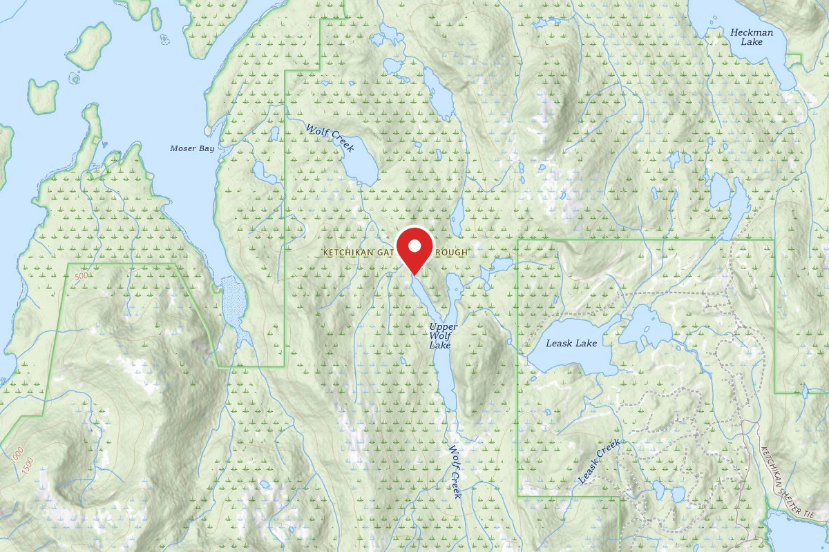 Wolf Lake Shelter Site Lookout/cabin