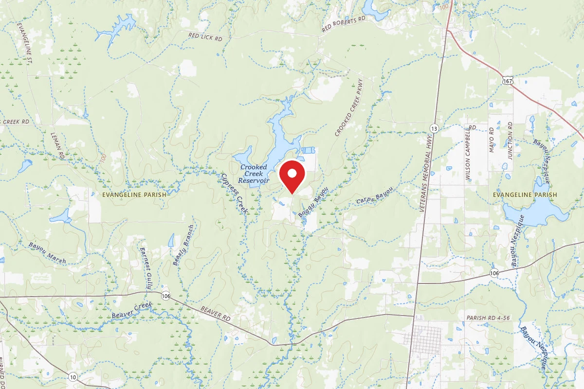 Evangeline Parish Police Jury Crooked Creek Recreation Area
