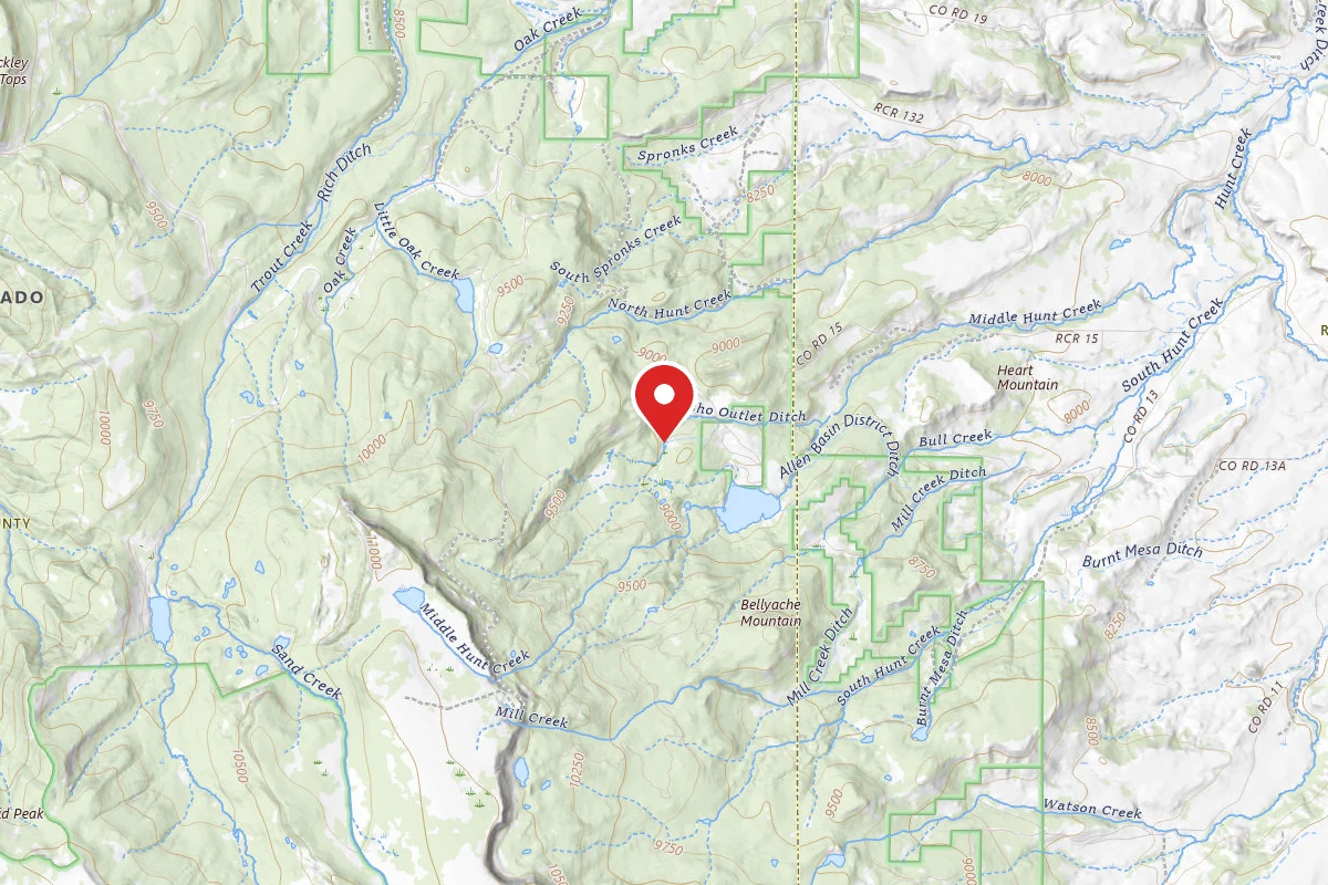 Allen Basin Reservoir Dispersed
