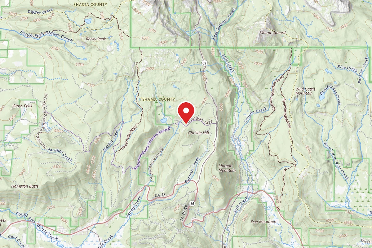 29N22 Dispersed near Lassen NP