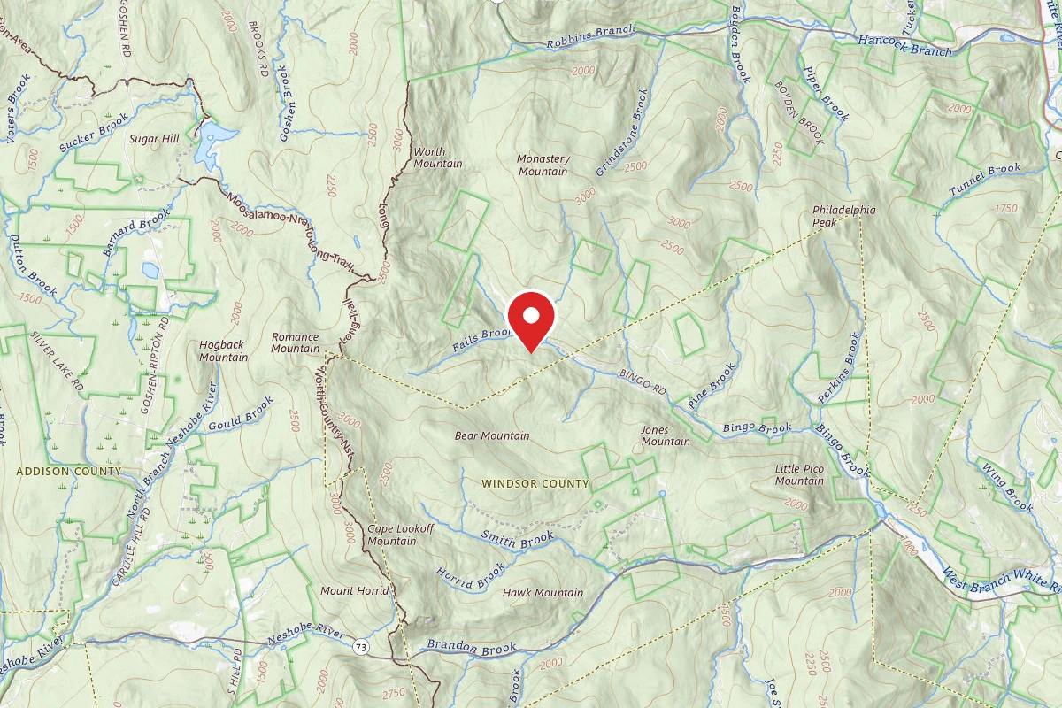 Green Mountain National Forest FR42 Dispersed Site