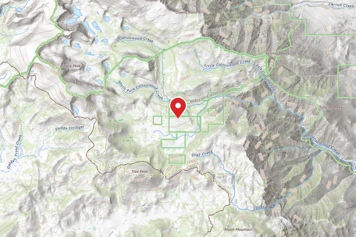 Inyo National Forest Cottonwood Lakes Trailhead Campground