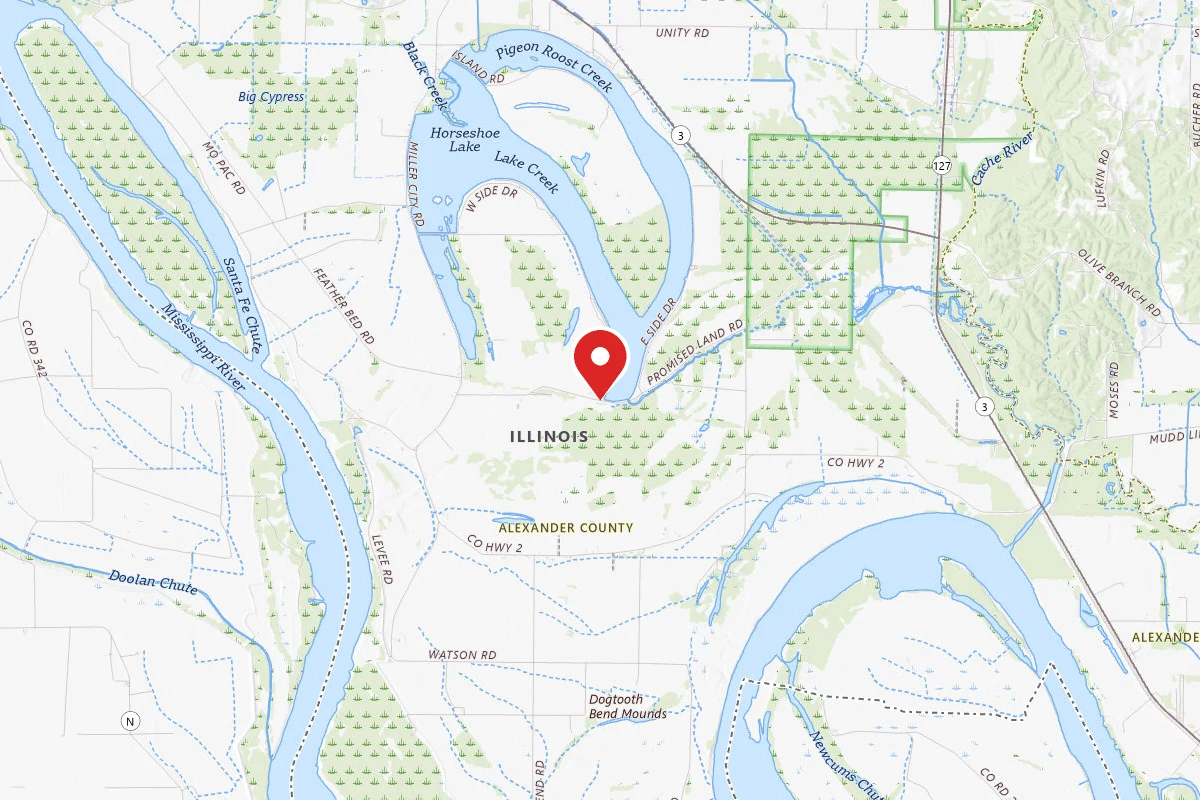 Horseshoe Lake in Alexander County