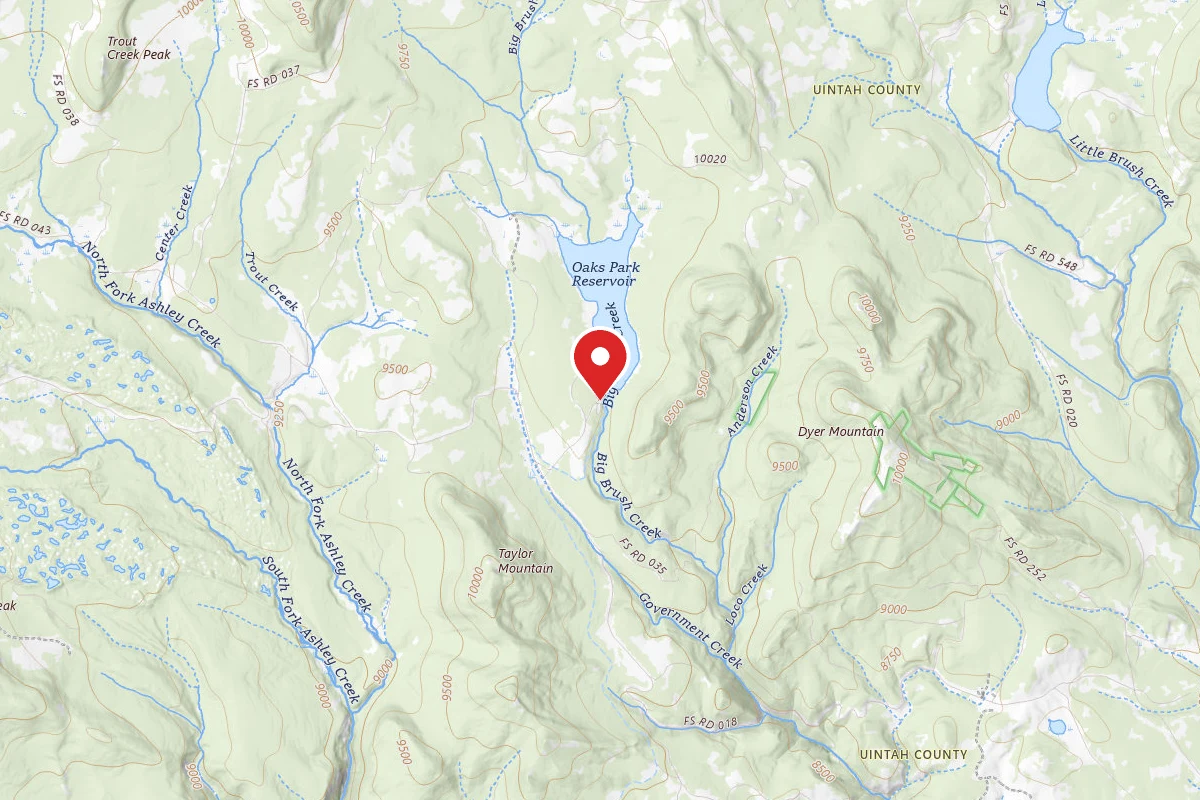 Oaks Park Campground - Ashley National Forest