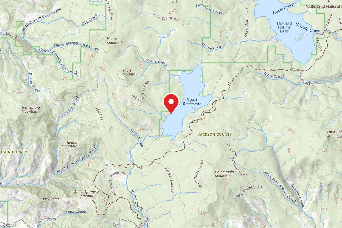 Hyatt Reservoir BLM Dispersed