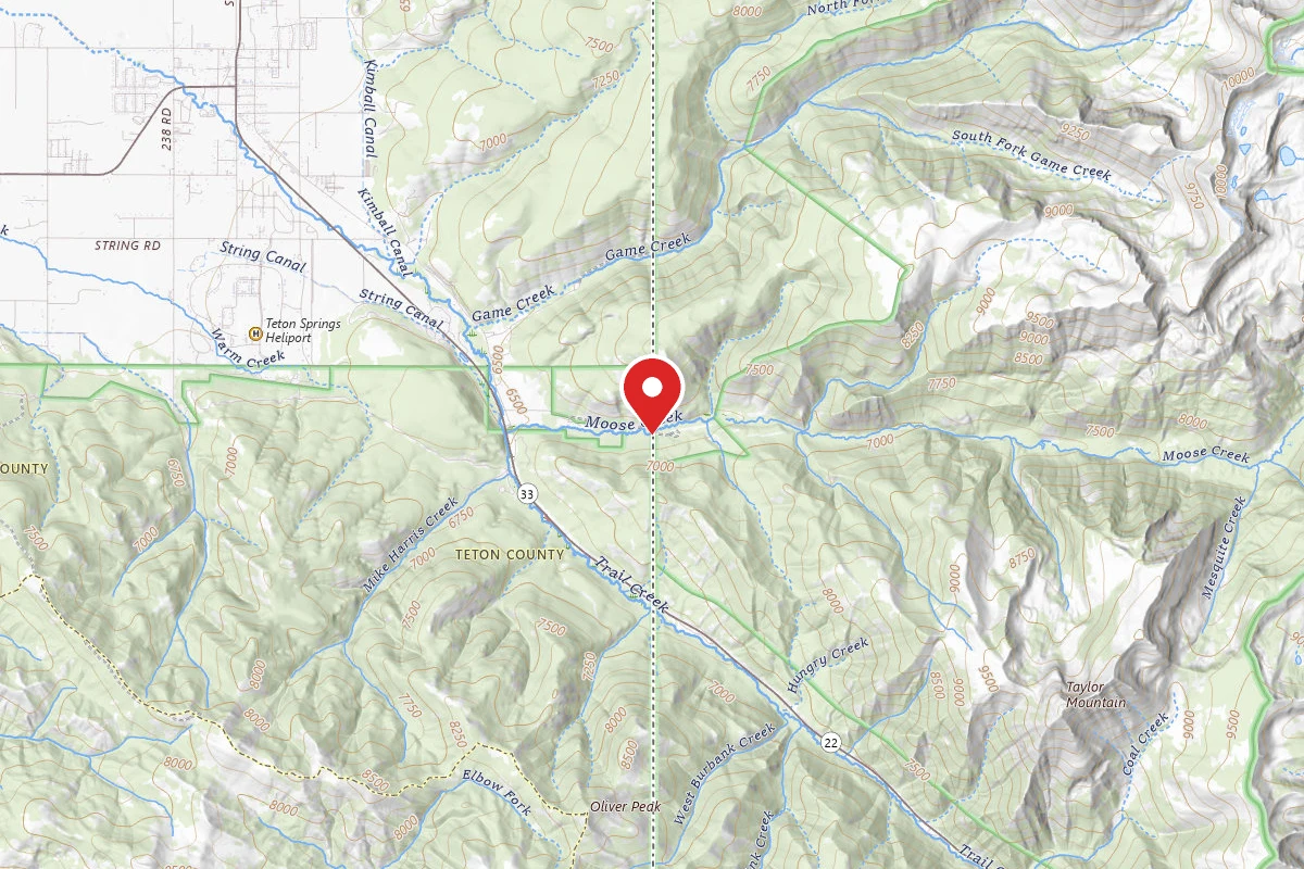 Moose Creek Trailhead Dispersed Area