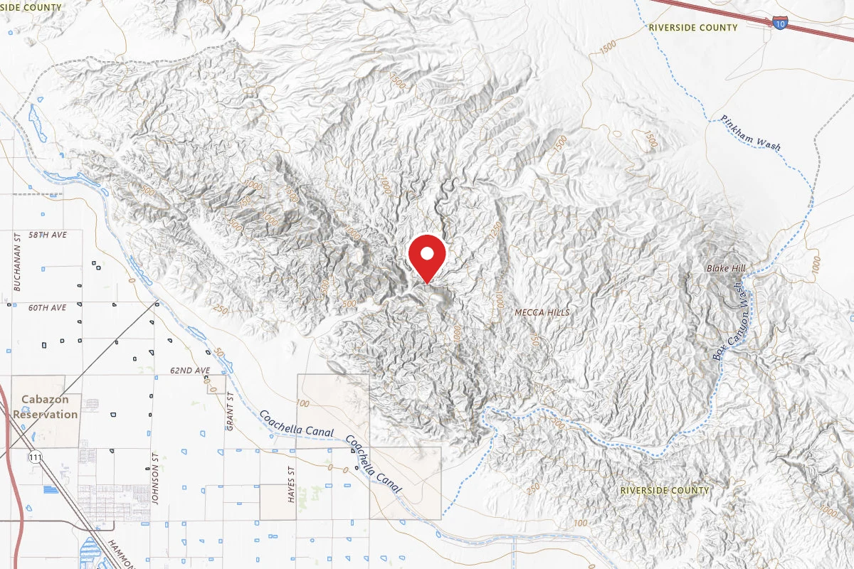 Mecca Hills Wilderness Dispersed Camping