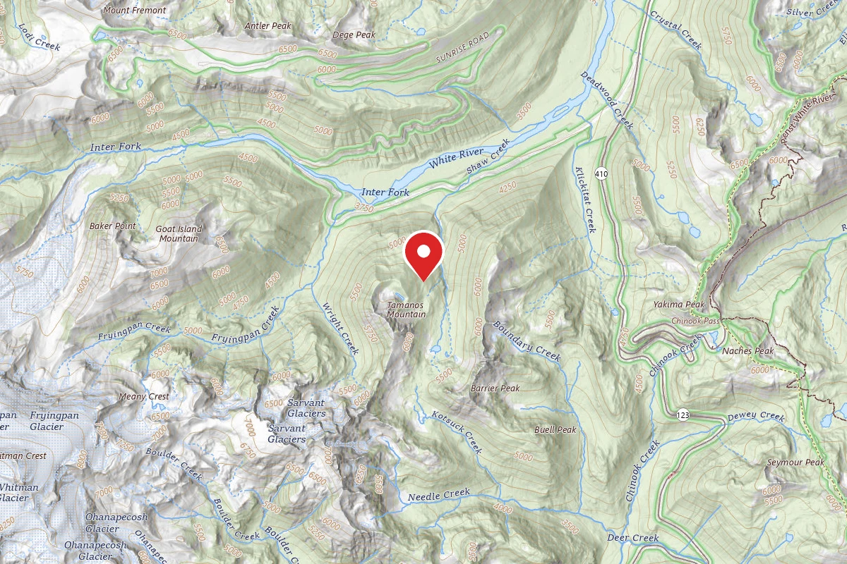 Tamanos Creek Backcountry Campsites