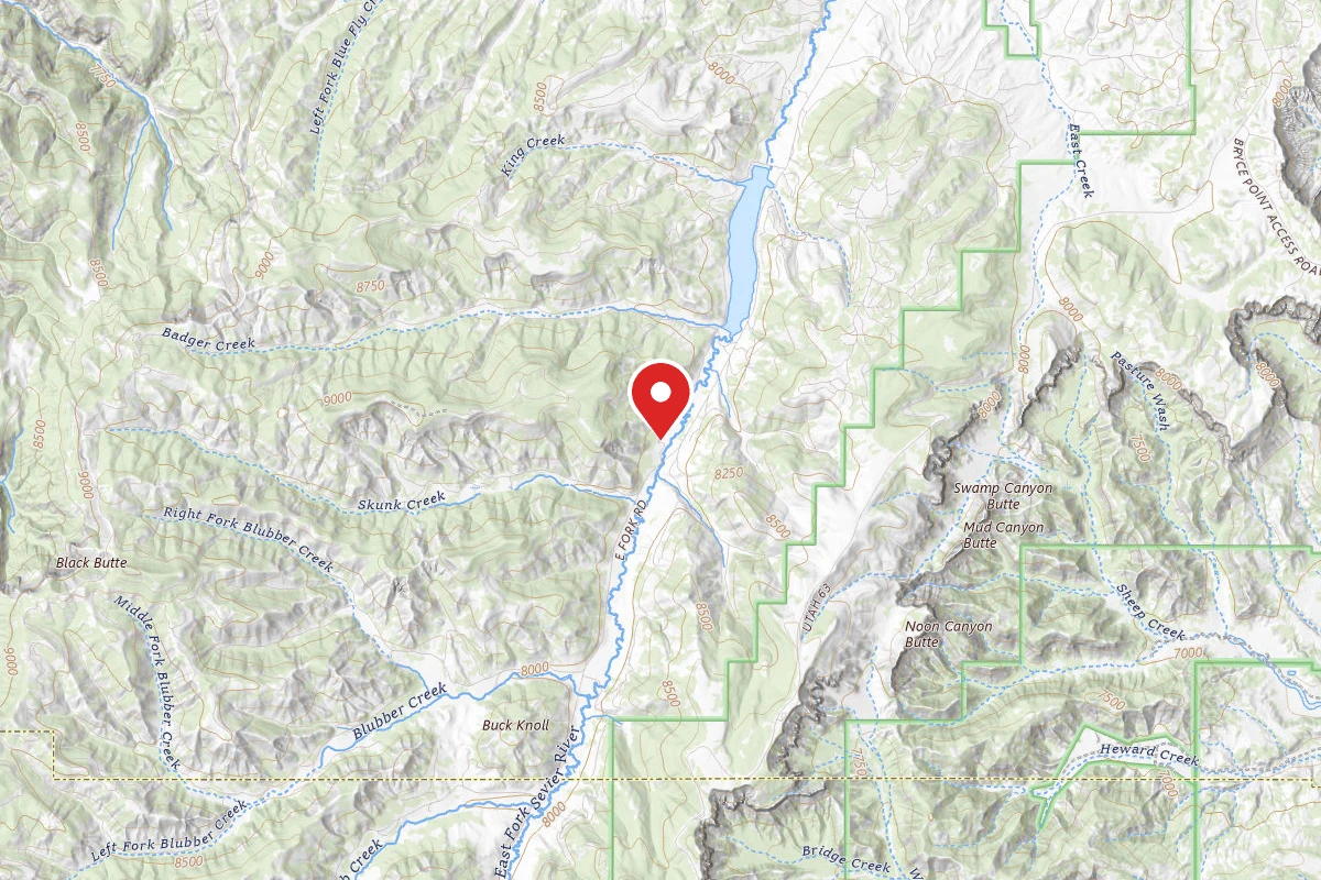 East Fork Sevier River Dispersed Campsites