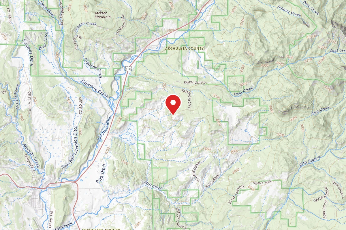 Fawn Gulch Rd. Dispersed Camping