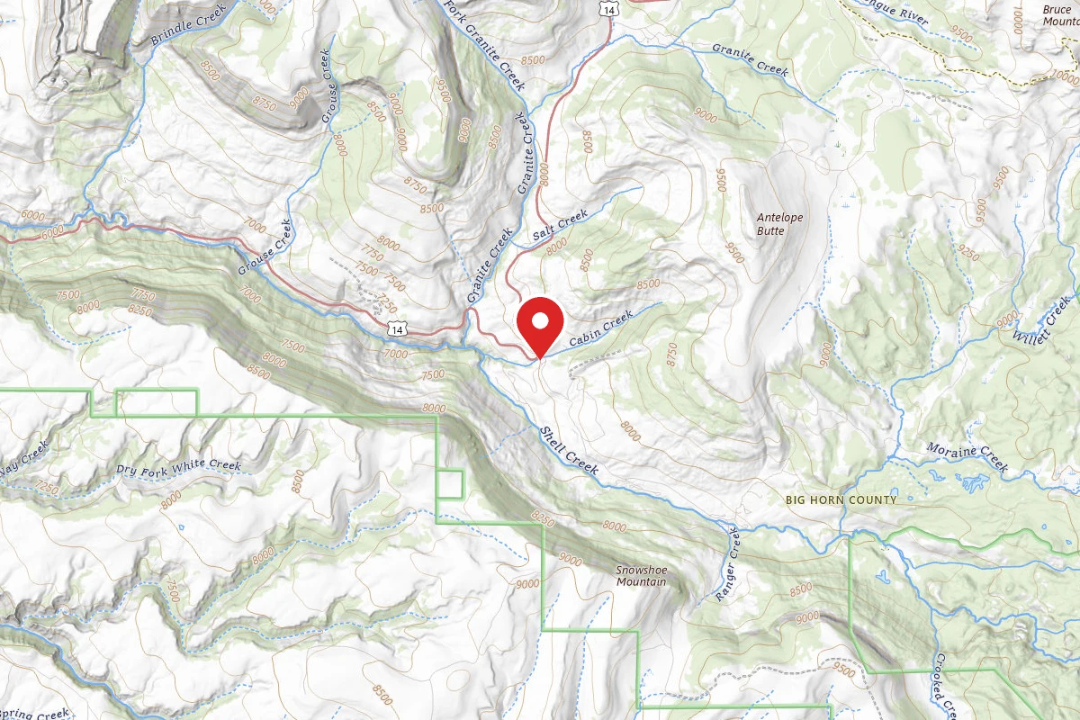 Bighorn National Forest Cabin Creek Campground