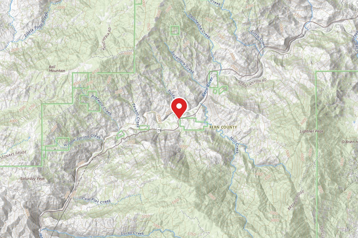 HWY 178 Pullout - Dispersed
