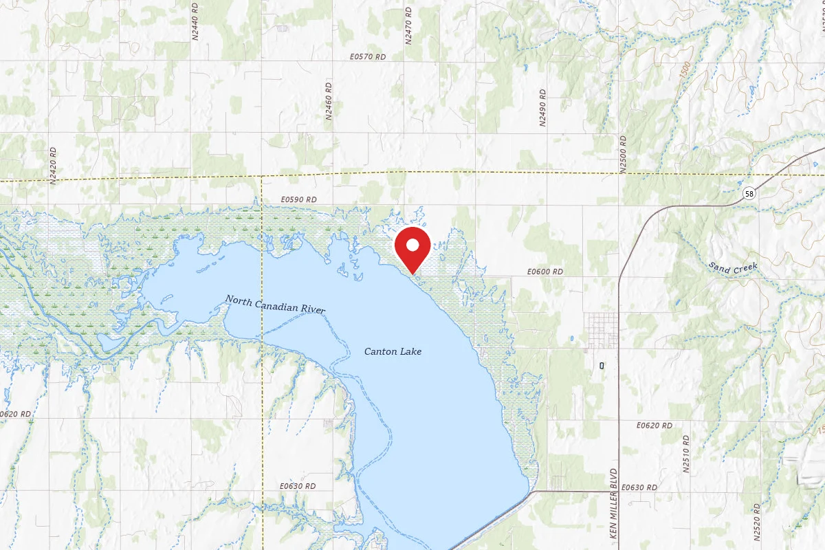 COE Canton Lake Fairview Campground