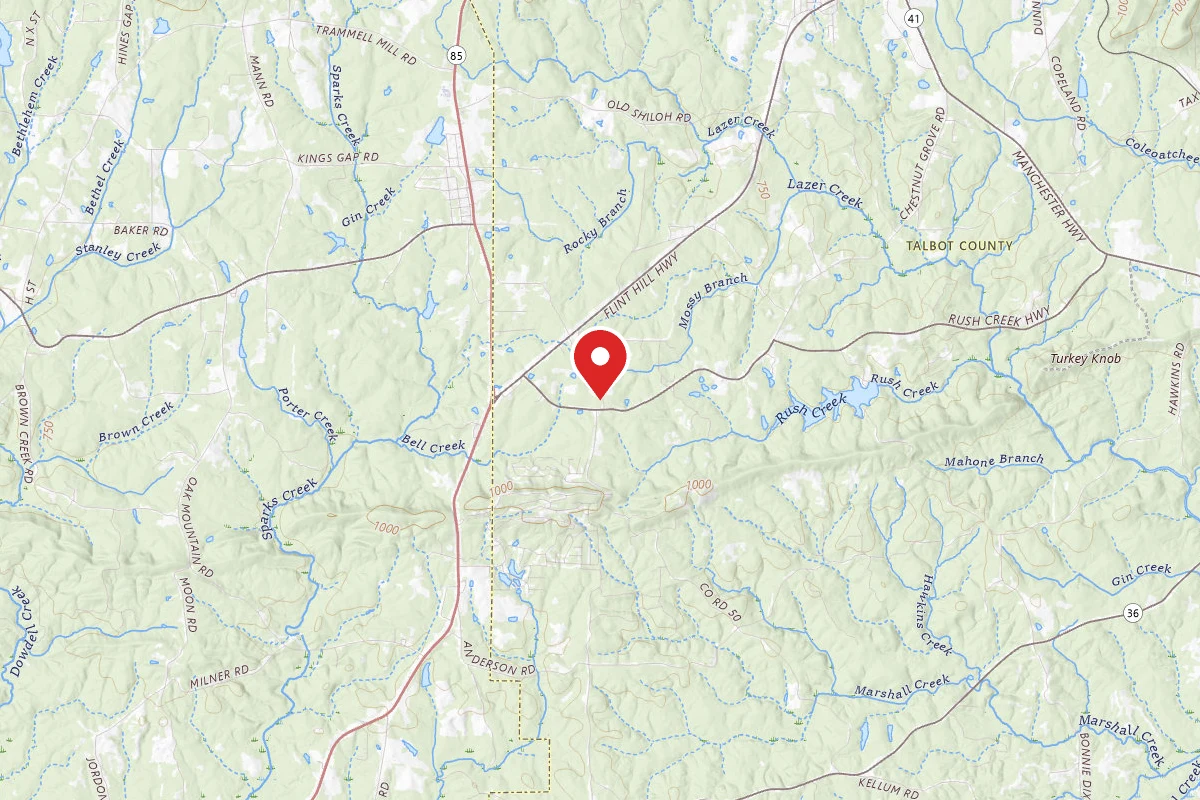 20 private acres in Woodland, GA