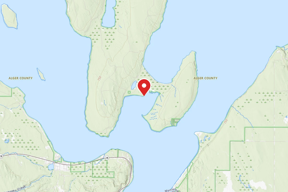 Bermuda Campsite on Grand Island