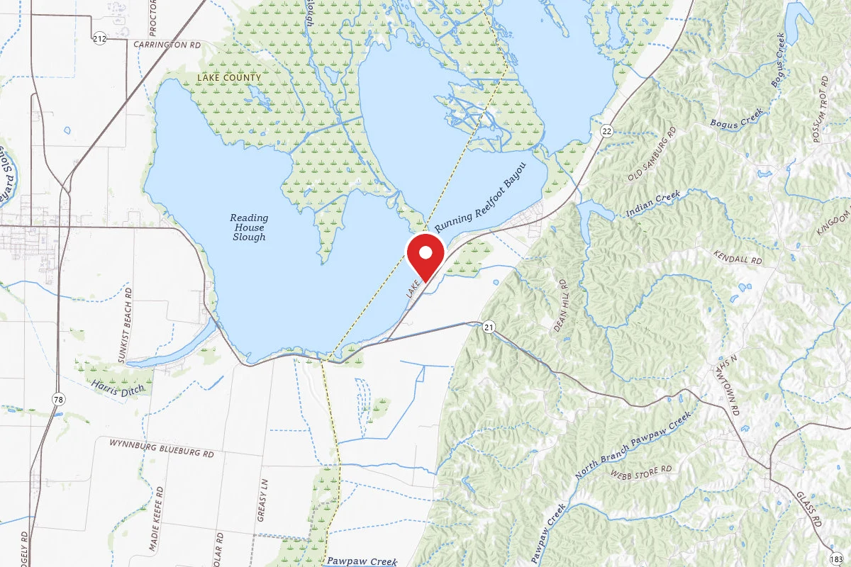 Roberson Camper Lots at Reelfoot Lake