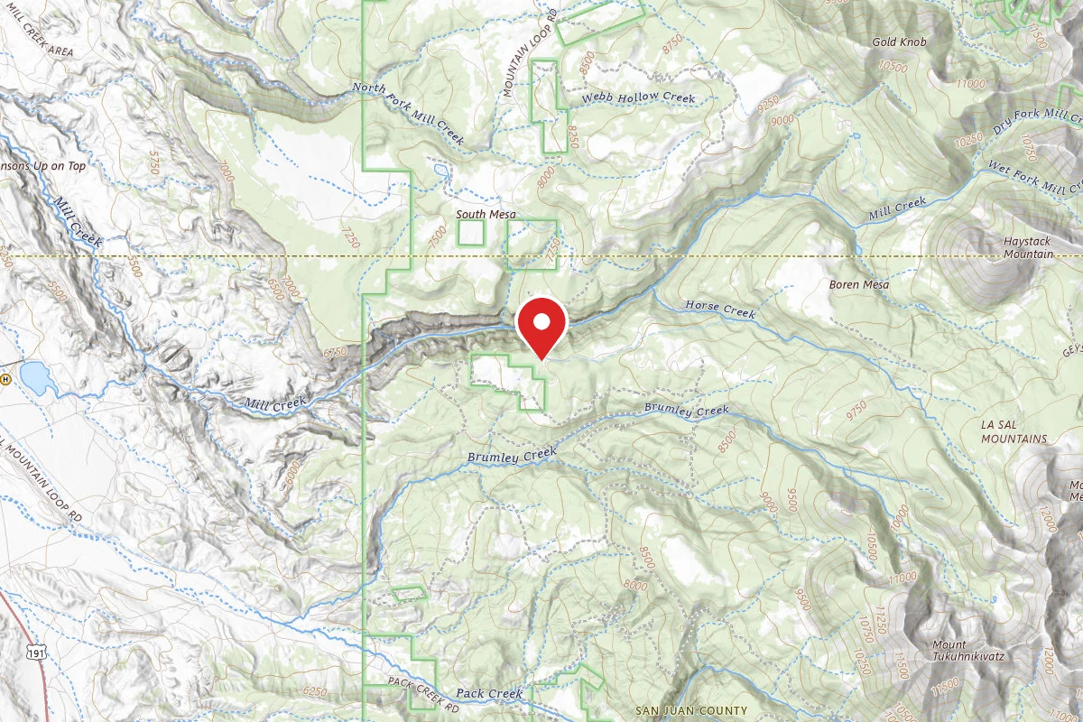 La Sal Loop Rd Dispersed