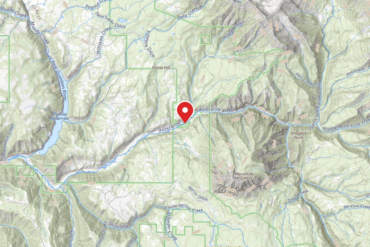 Gunnison National Forest Erickson Springs Campground