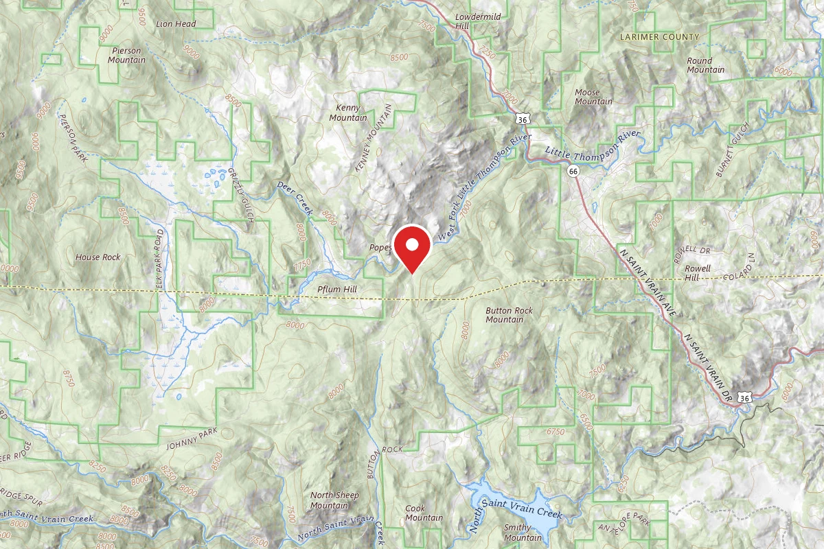 Allenspark Dispersed Camp Spot