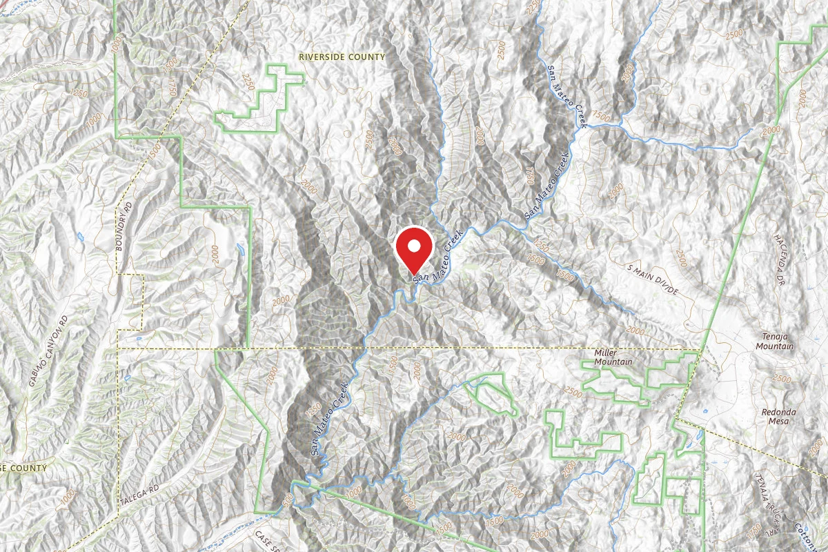 San Mateo Wilderness South Area