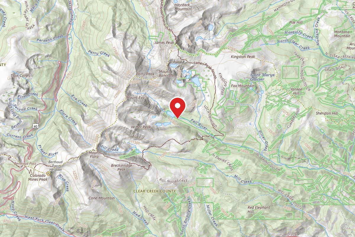 Fall River Reservoir Dispersed Camping Trail