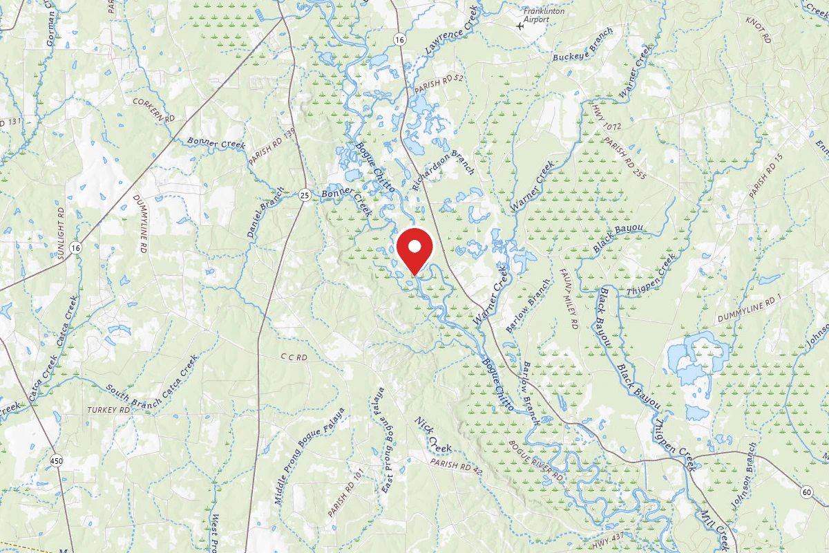 Tentrr State Park Site - Louisiana Bogue Chitto State Park - Riverview F - Single Camp